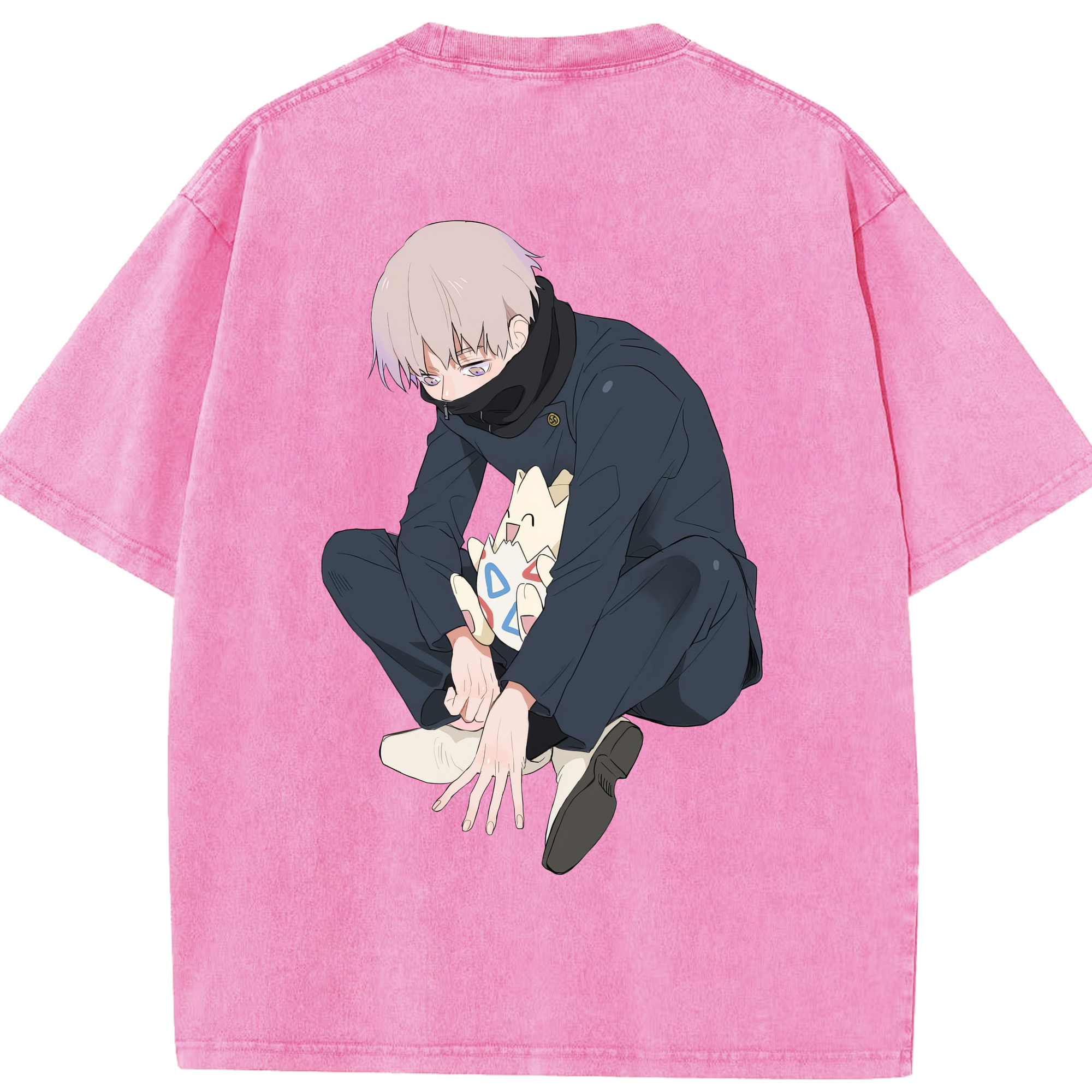 （画像用） 呪術廻戦 Jujutsu Kaisen 綿100% ヴィンテージ風 半袖Tシャツ（背面プリント）
